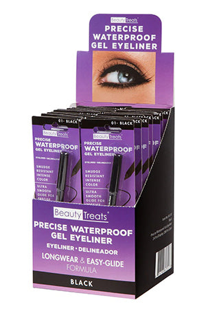 White Smoke Beauty Treats Gel Eyeliner-Black(24pc/ds)[BTS843-01] #108-ds