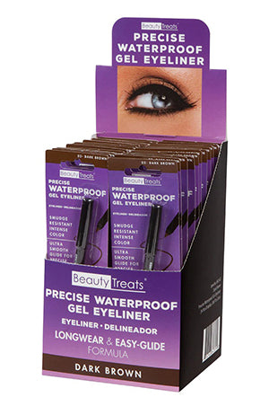 White Smoke Beauty Treats GelEyeliner-D. Brown(24pc/ds)[843-02] #109-ds