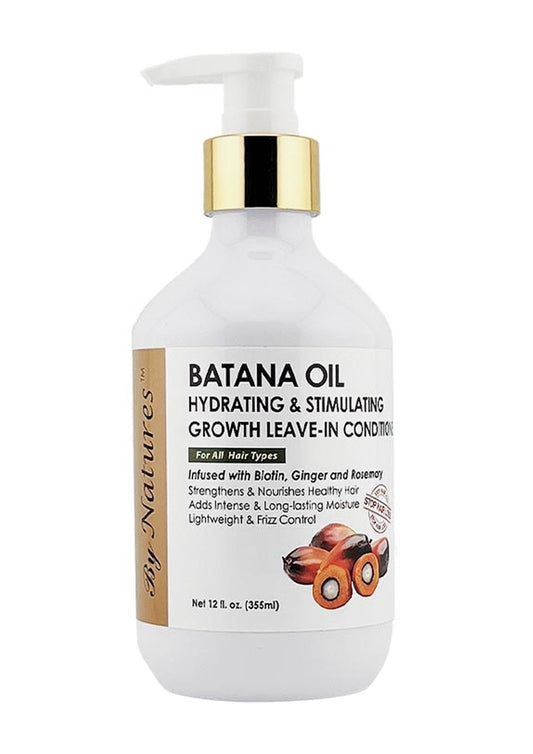 White Smoke By Natures Batana Oil & Stimulating Growth Leave-In Conditioner (12 oz) #142