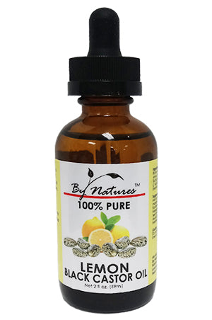 White Smoke By Natures 100%Pure Lemon Black Castor Oil (2oz) #85