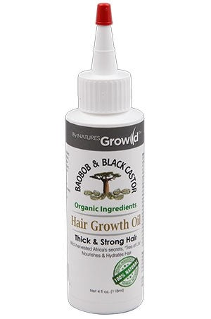 White Smoke By Natures Growild Growth Oil[Baobob & Blk caster](4oz) #38