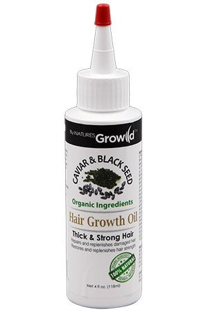 White Smoke By Natures Growild Growth Oil [Caviar & Black seed] (4 oz) #41