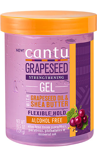 White Smoke Cantu Grapeseed Strengthen.Styling Gel(18.5oz)#109
