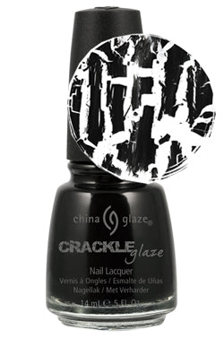 China Glaze #Black Mesh [980 / 81053] 'CRACKLE'