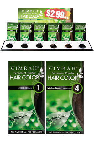 Cimrah Permanent Powder Hair Color #7 Blue Black -pc