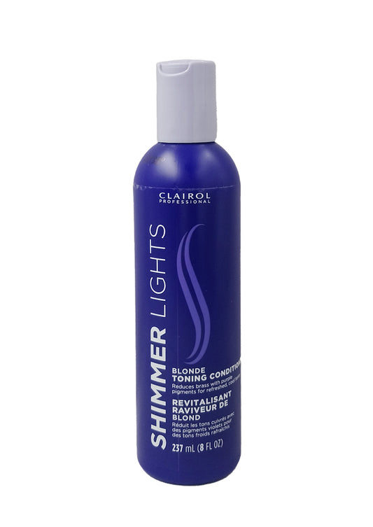 White Smoke Clairol Shimmer Lights Conditioner Blond & Silver (8 oz) #36