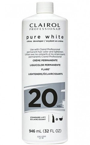 Clairol Pure White Creme Developer-20Vol(32oz) #33