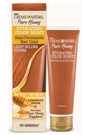 White Smoke Creme of Nat SemiI P Hair Color-Light GoldenCopper(3oz) #128