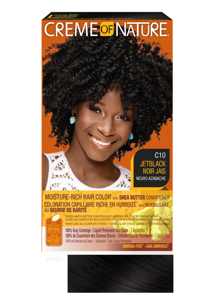 Creme of Nature Moist LIQ Hair Color #C10 Jet Black#82