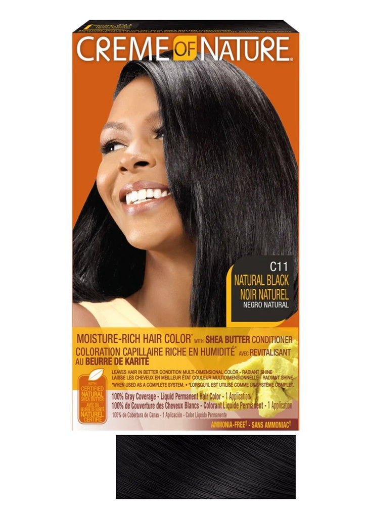 Creme of Nature Moist LIQ Hair Color #C11 Natural Black #82
