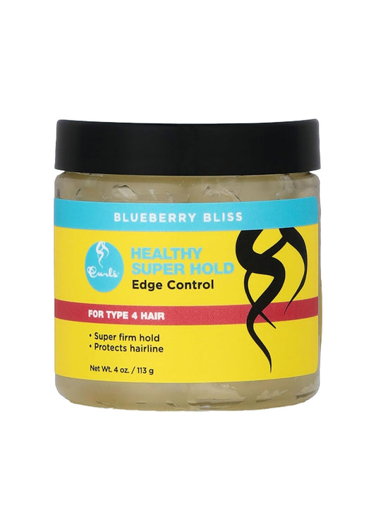 Black Curls Blueberry Bliss Super Hold Edge Control (4 oz) #48