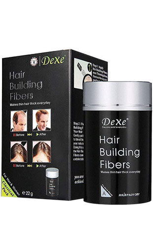 Black Dexe Hair Building Fibers NO.1 #Black (22g) #6A