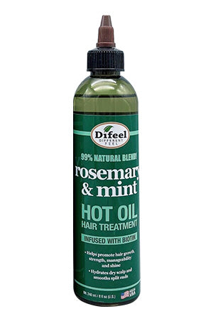 Difeel Rosemary & Mint Strengthening Hot Oil (8oz)#173