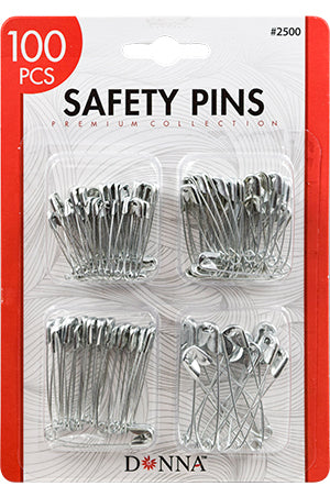 Lavender Donna Safty Pins #2500(Asst size)-dz