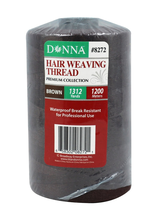 Donna Hair Weaving Thread (1200m) #8272 Brown -pc