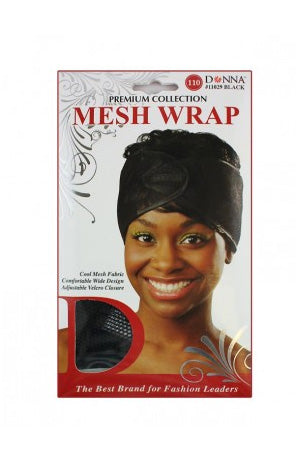 Donna Mesh Wrap #11029(Black) -dz