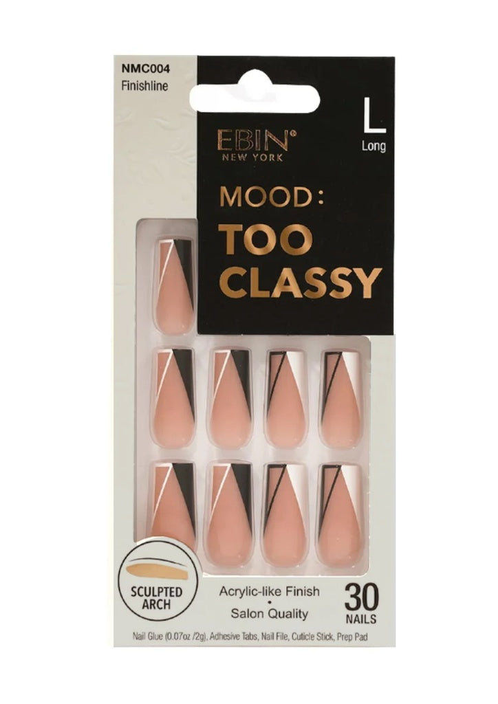 Ebin Nail Mood: Too Classy - Finishline #NMC004 (L)