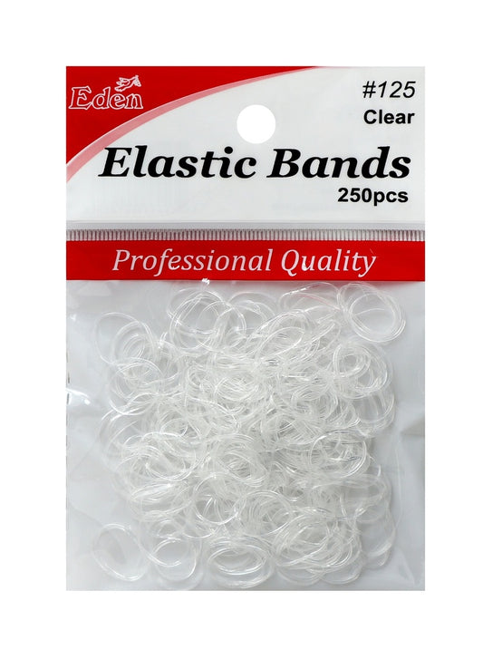 Eden Elastic Bands (250 pc) #125 Clear -dz