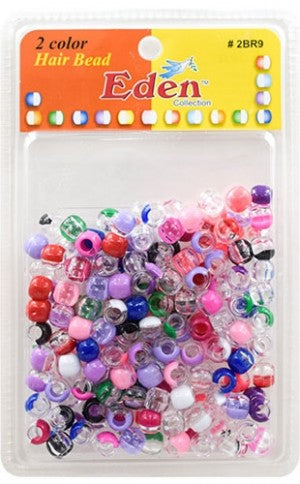 Eden 2 Color X-LG Blister Med Round Bead#2BR9,2BR9CAST-C/Ast - pk