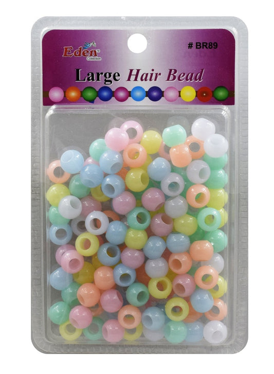 Dark Gray Eden XLG Blister LG Round Bead -Metal Pastel #BR89MPS -pk
