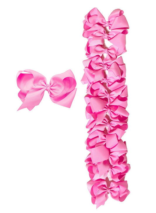 Eden Bow Hair Accessory (5cm) #64705 L-Pink -dz