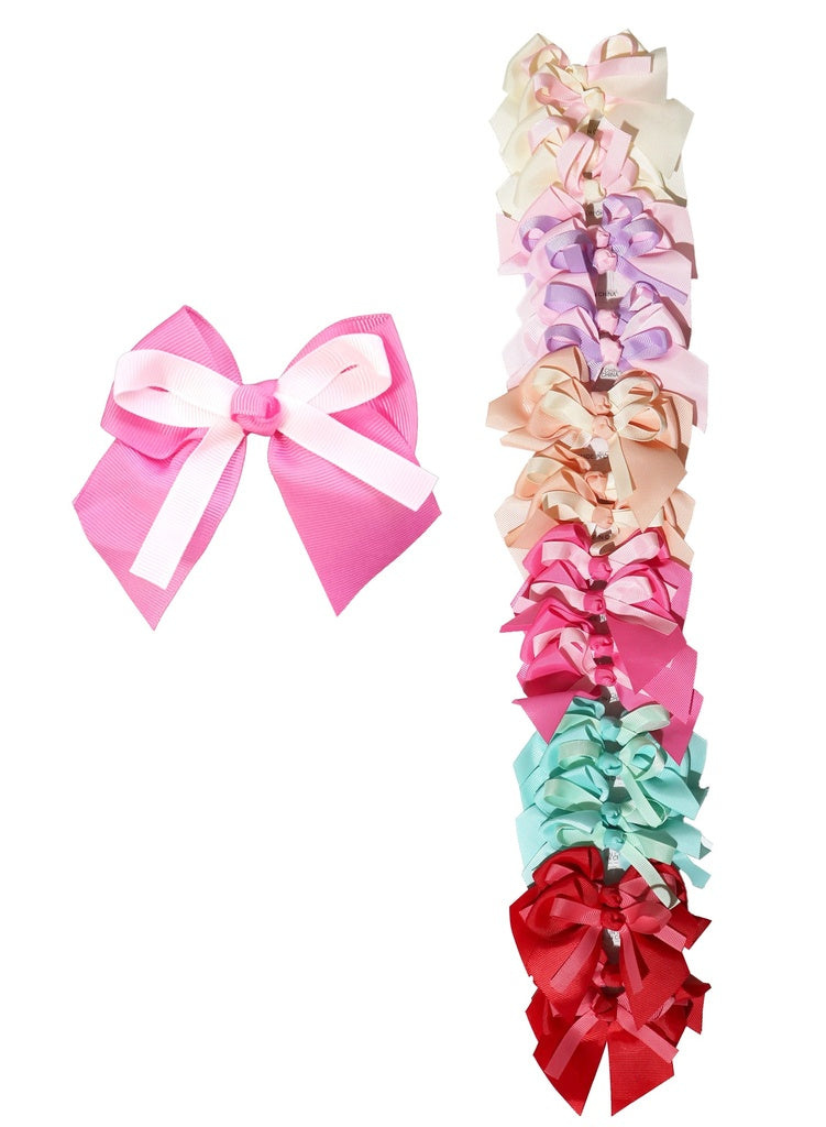 Eden Bow Hair Accessory #64823A Assorted -dz
