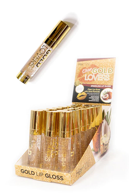 White Smoke HERMINE Lip Oil-Gold Lovers-Coconut scent(24pc/box) #11