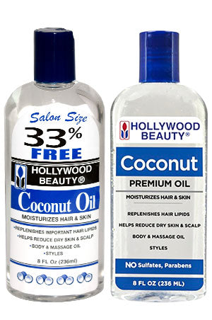 White Smoke Hollywood Beauty Coconut Oil (8oz)#62