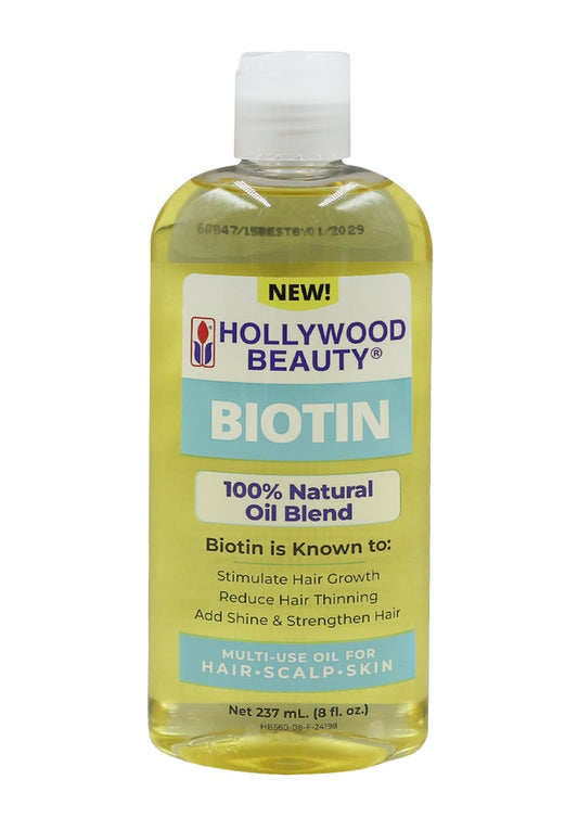 White Smoke Hollywood Beauty BIOTIN Oil for Hair,Scalp,Skin (8 oz) #99
