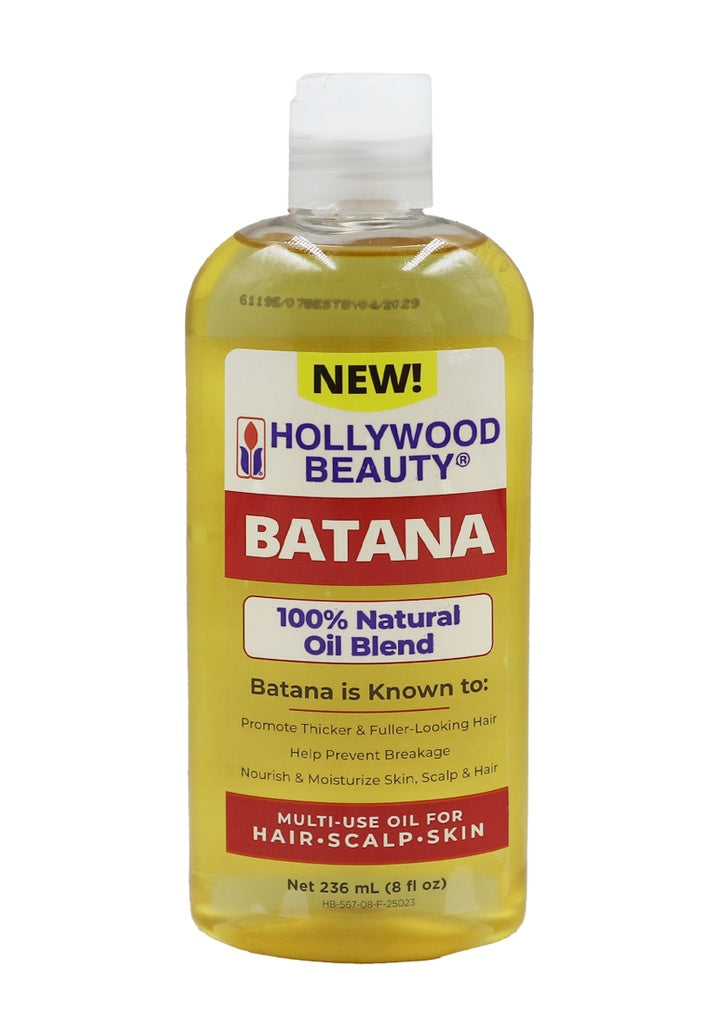 Hollywood Beauty BATANA Oil for Hair,Scalp,Skin (8 oz) #101