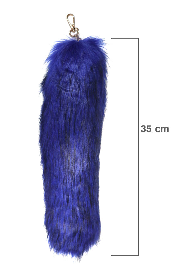 Fox Tail Key Chain -Royal Blue #KCFT008 (6 pc/1 pk) -pk