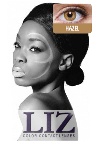 LIZ Color Contact Lenses #1T Hazel #8
