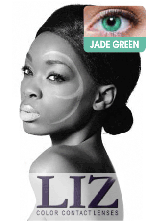 LIZ Color Contact Lenses #2T Jade Green #11