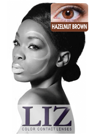LIZ Color Contact Lenses #3T Hazelnut Brown #6