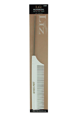 LIZ Metal Tail Comb #3581 #6105-PBT -pc