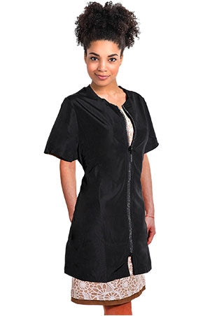 White Smoke Liz JACKET Grooners Rhinestone SMALL #LIZ99347-BLACK-pc