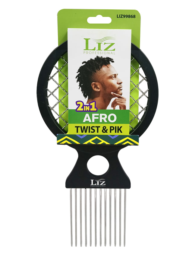 Liz 2IN1 Afro Twist & Pik #LIZ99868 - pc