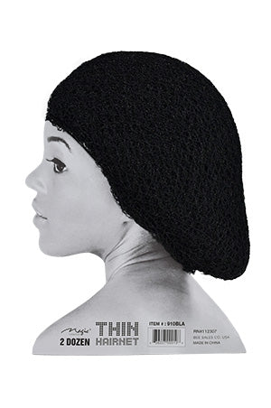 Magic Thin Fish Hair Net #910BLA (2dz)-cd