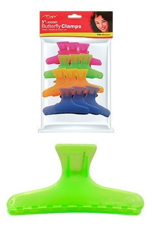 Magic Butterfly Clamps 3" - Assort #BU3AST - pk