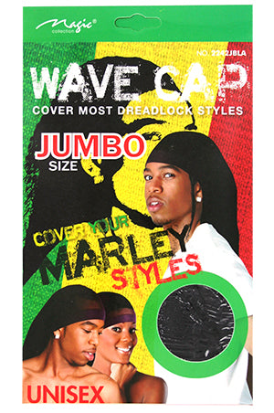 Magic Marley Style Wave Cap Super Jumbo Black #2242JBLA -dz