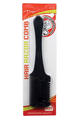 Magic Hair Razor Comb #12324 W/Dorco Blades-dz