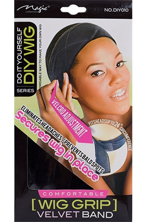 Magic Wig Grip Velvet Band #DIY010BLACK-dz