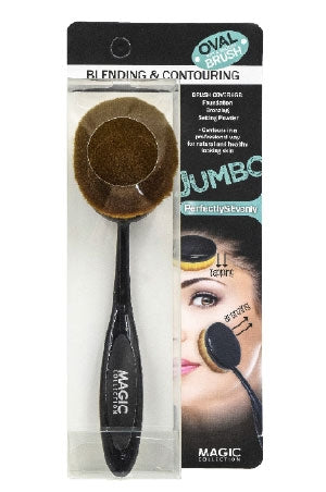 Dark Slate Gray Magic Oval Blending&Contour Brush-Jumbo(12pc/ds)#MTO003J-ds