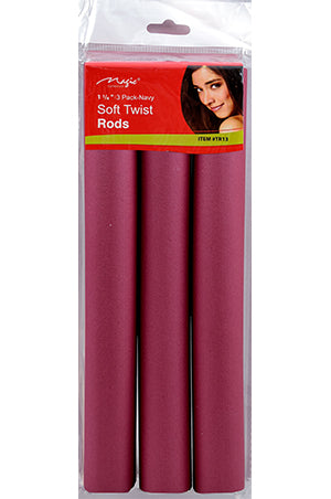 Magic Soft Twist Rods 1 1/4" Navy #TR13 - pc