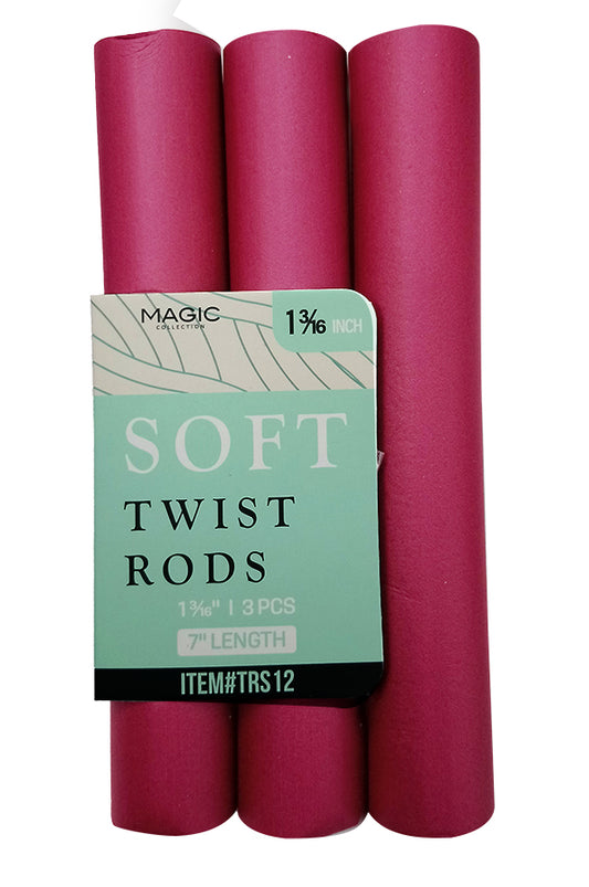 Magic soft Twist Rods 1-3/16" Plum #TRS12 - pc