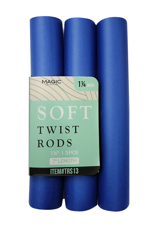 Magic Soft Twist Rods 1-1/4" Navy #TRS13 - pc