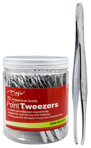 Magic Point Tweezers #NC5073 (72pc/jar) - Jar