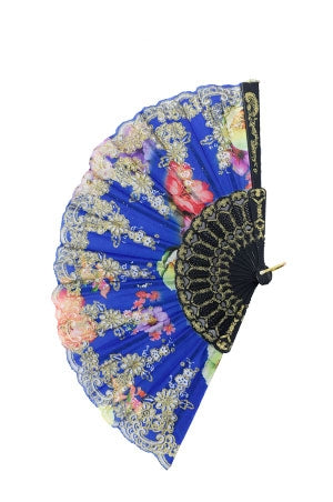 Magic Folding FAN Flower W/glitter #FAN9 (MG#4627ASST)-dz