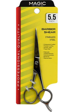 White Smoke Magic Barber Shear[5.5"] #MSH055 -Pc