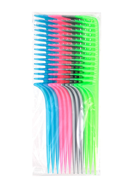 Magic Long Bone Tail Comb Pearl #2664PA(#0768) Assrt -dz